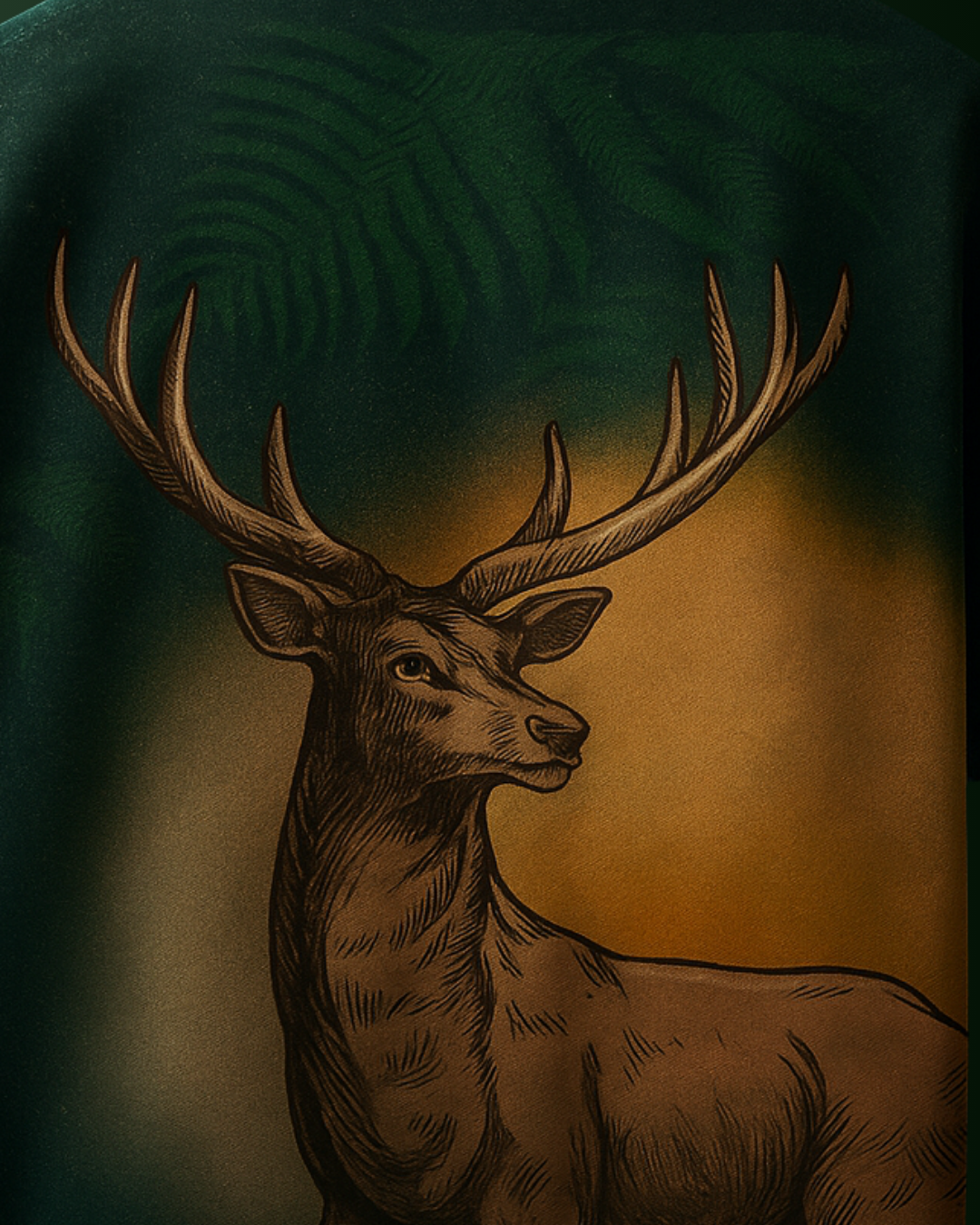 GREEN WILDSTAG TSHIRT