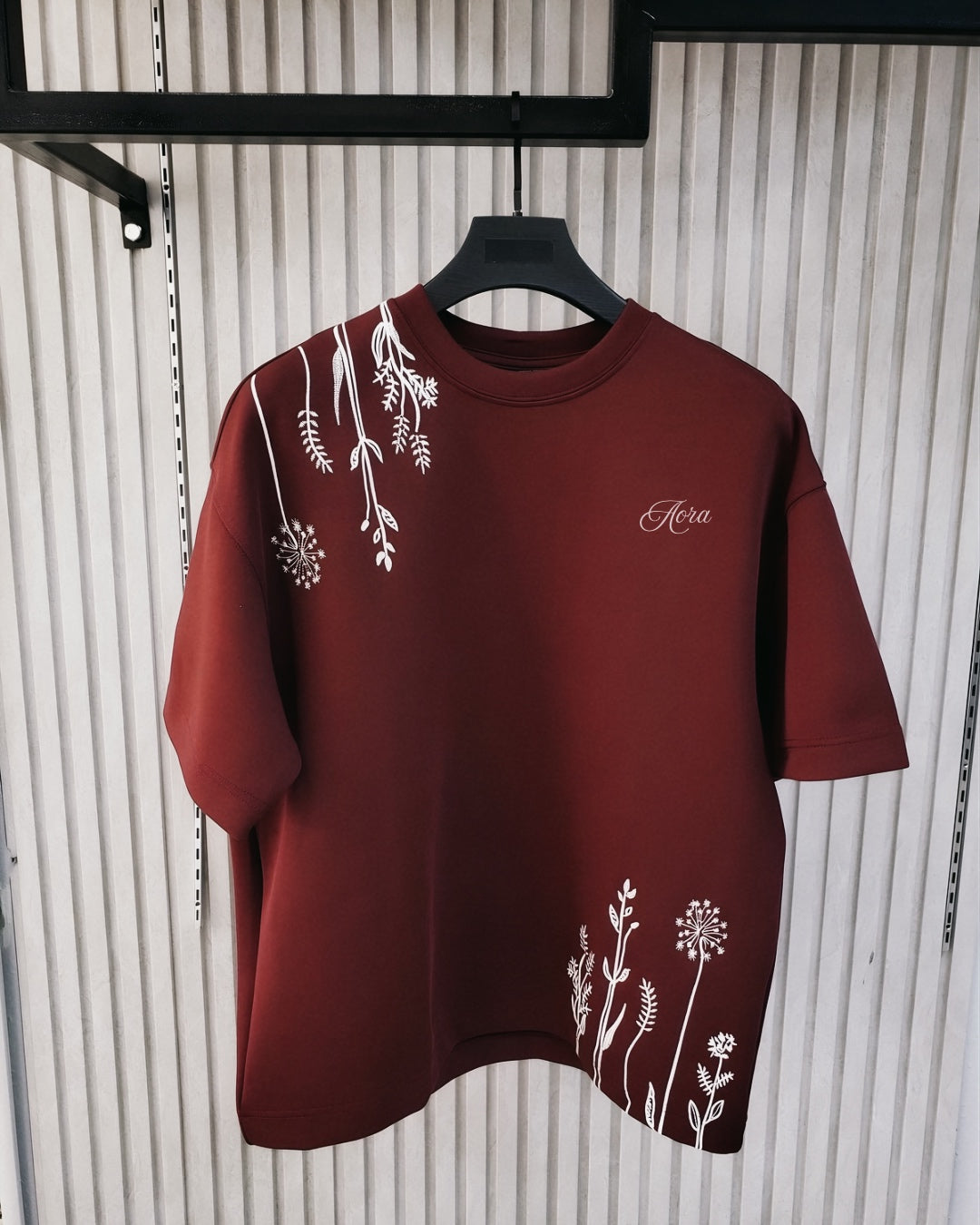 GROW ESSENTIAL TEE (MAROON)