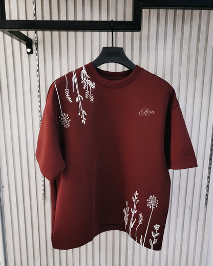 GROW ESSENTIAL TEE (MAROON)