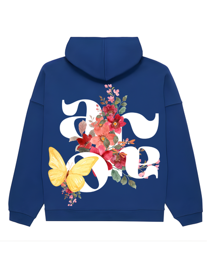 FLOURISH HOODIE (BLUE)
