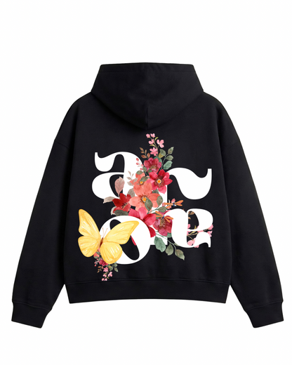 FLOURISH HOODIE (BLACK)