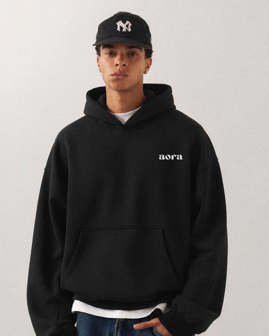 FLOURISH HOODIE (BLACK)