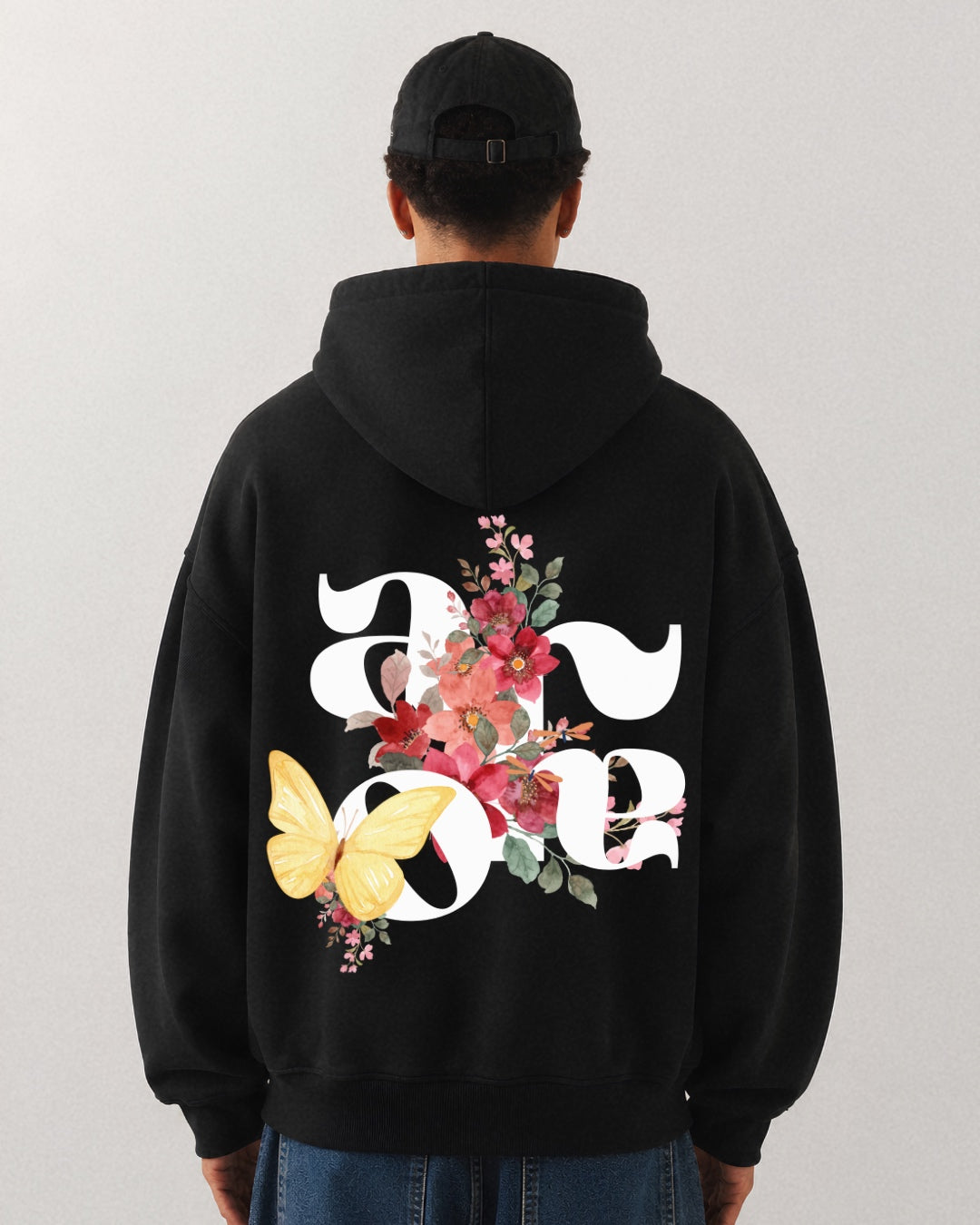 FLOURISH HOODIE (BLACK)