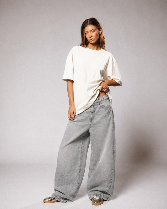 STONEWASH BAGGY JEANS